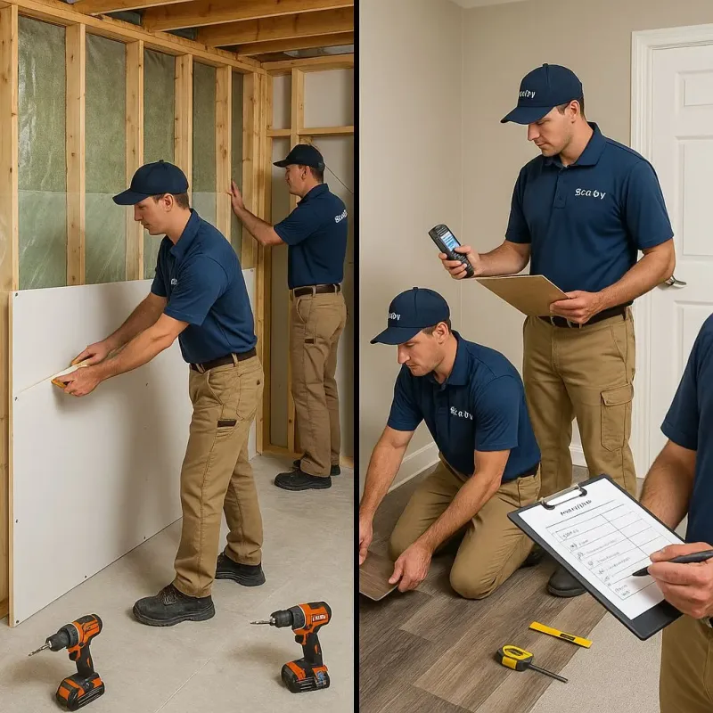 Repairs and Reconstruction process in Ellsworth, WI